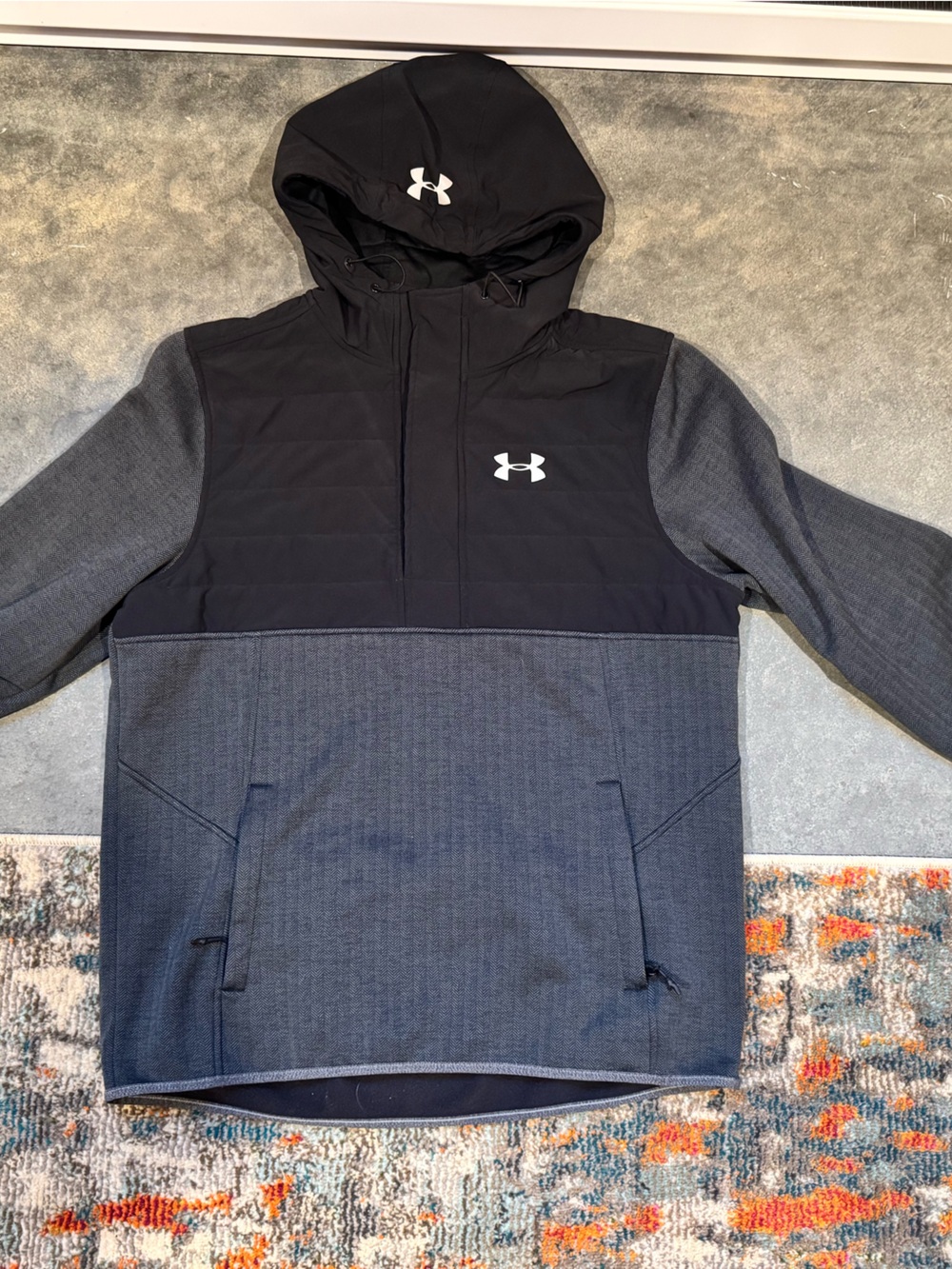Under Armour Men’s Hooded Jacket - Black and Gray